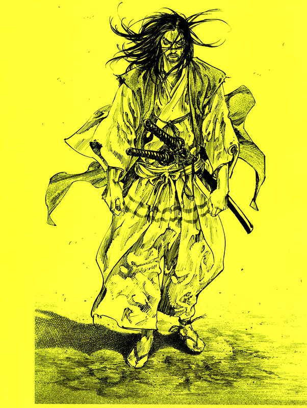 Samurai Warrior — Yellow, Dramatic