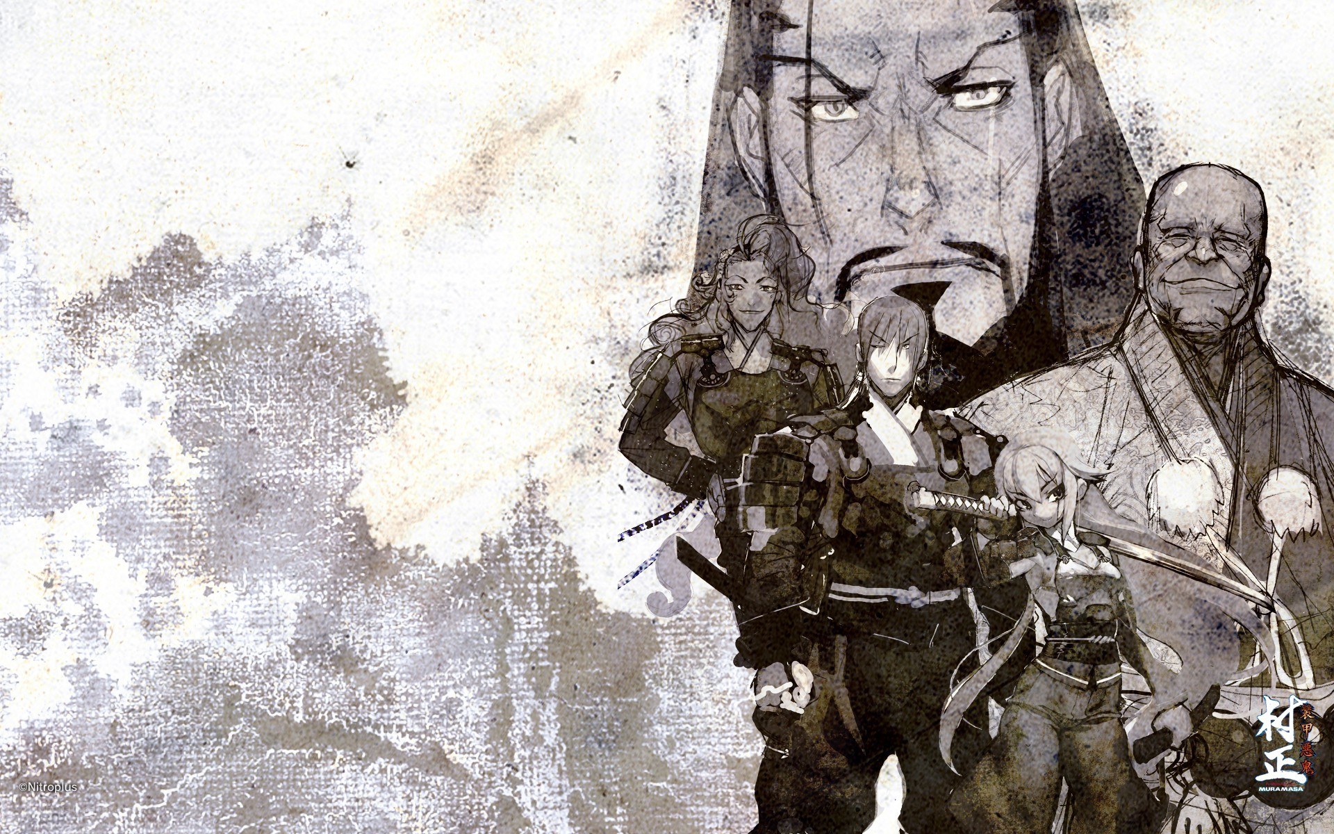 Samurai warriors in a dramatic scene