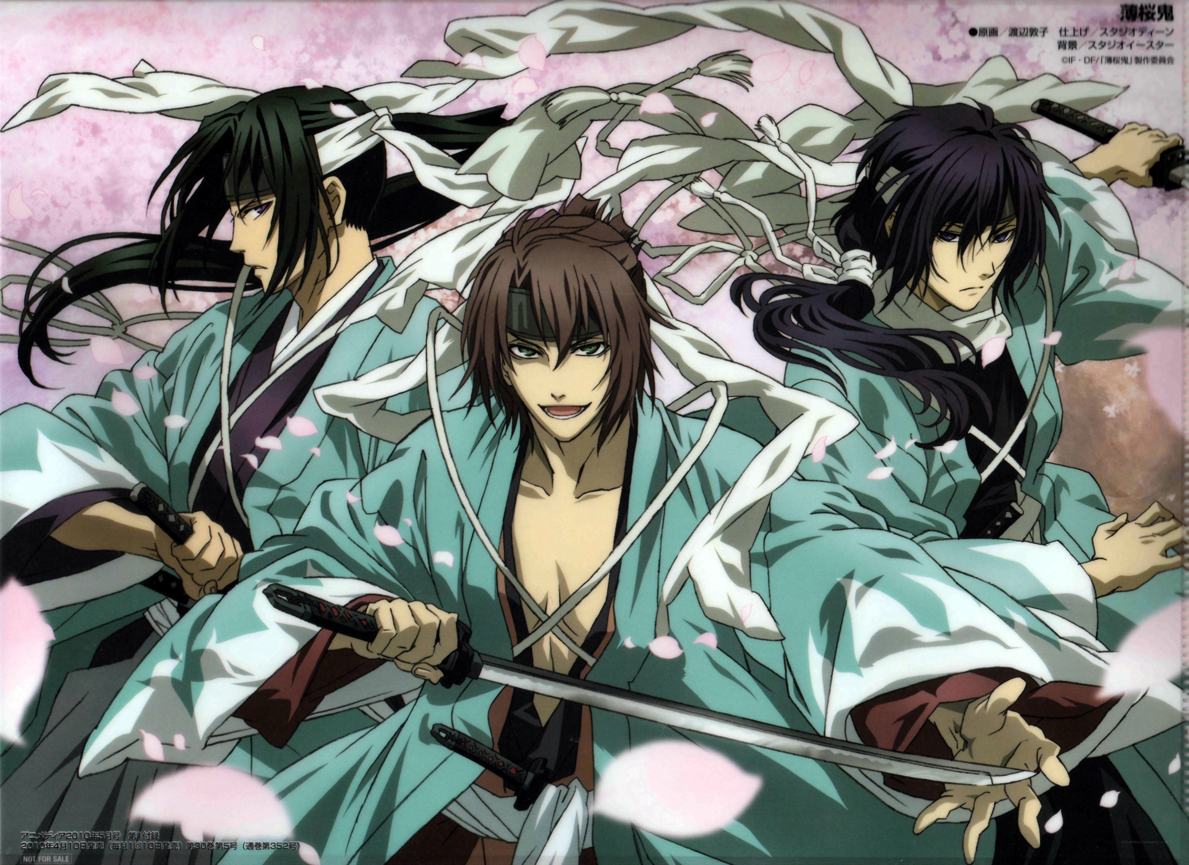 Samurai warriors in action