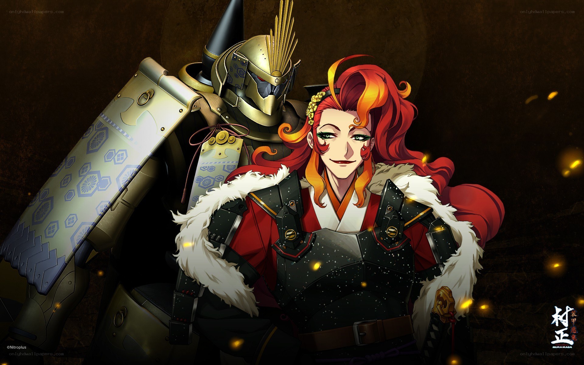 Samurai warriors in armor