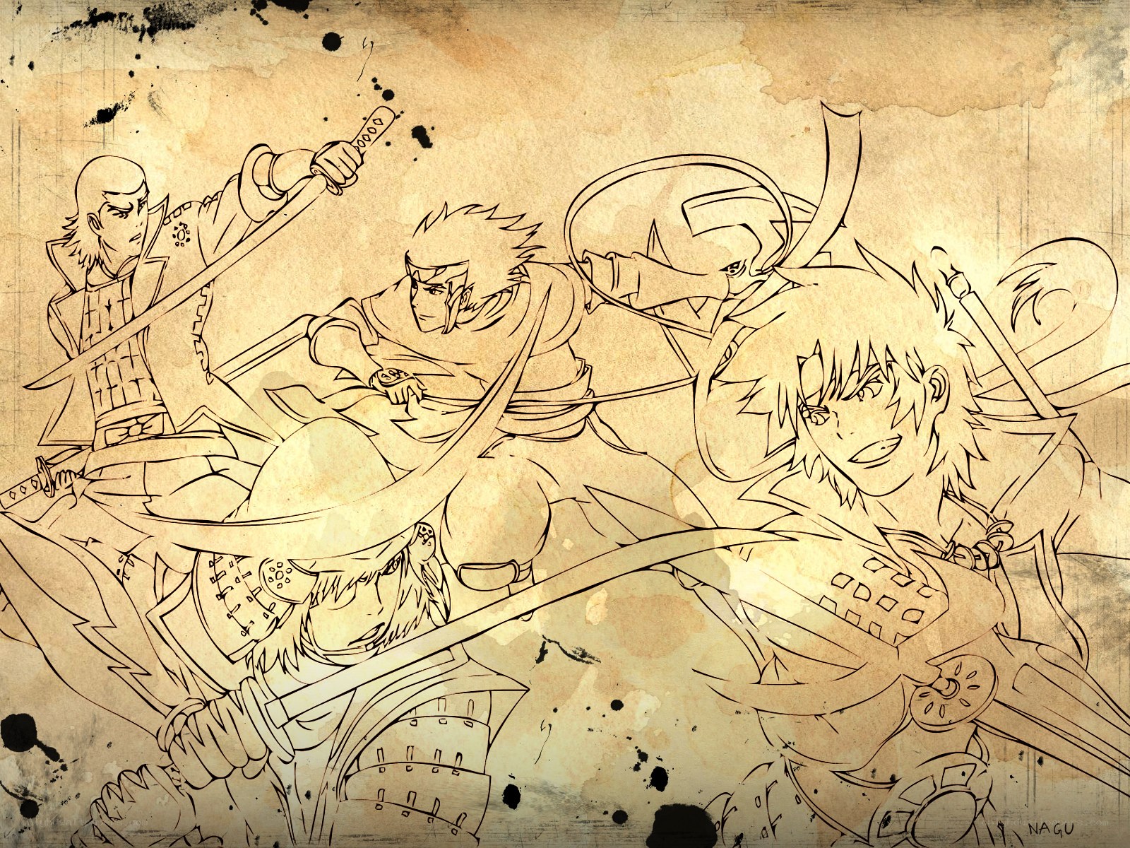 samurai warriors in battle
