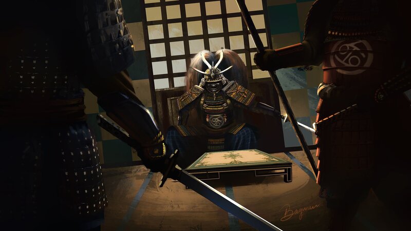 Samurai Warriors in Room