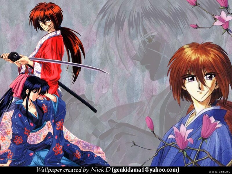 Samurai warriors with swords
