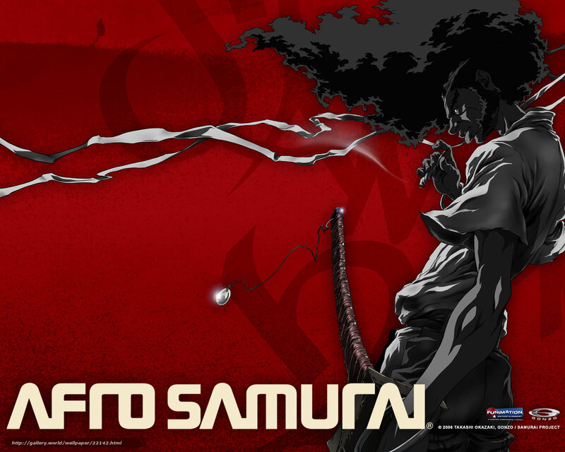 Samurai with Afro
