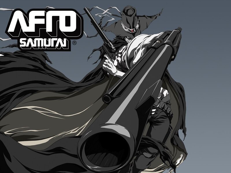 Samurai with Guns — Black, Dramatic