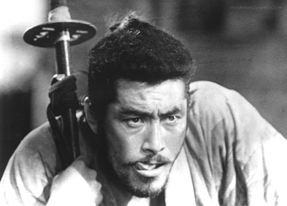 Samurai with sword