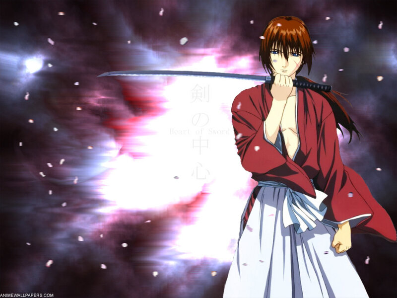 samurai with sword in space