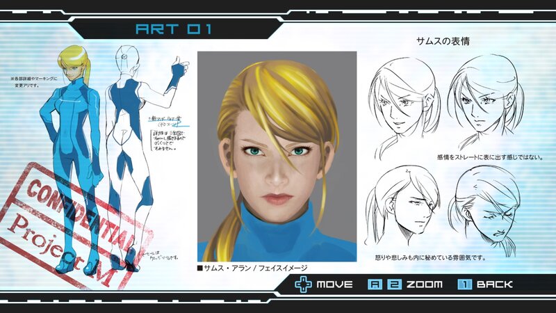 Samus Aran Character Design
