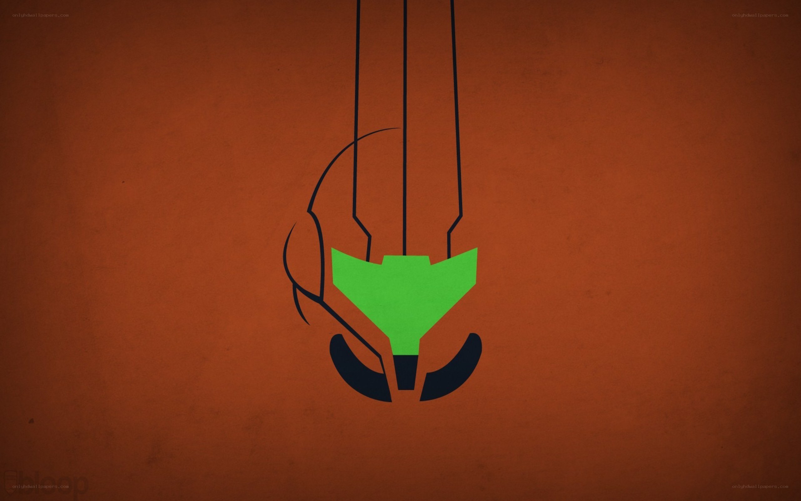 Samus Aran helmet logo