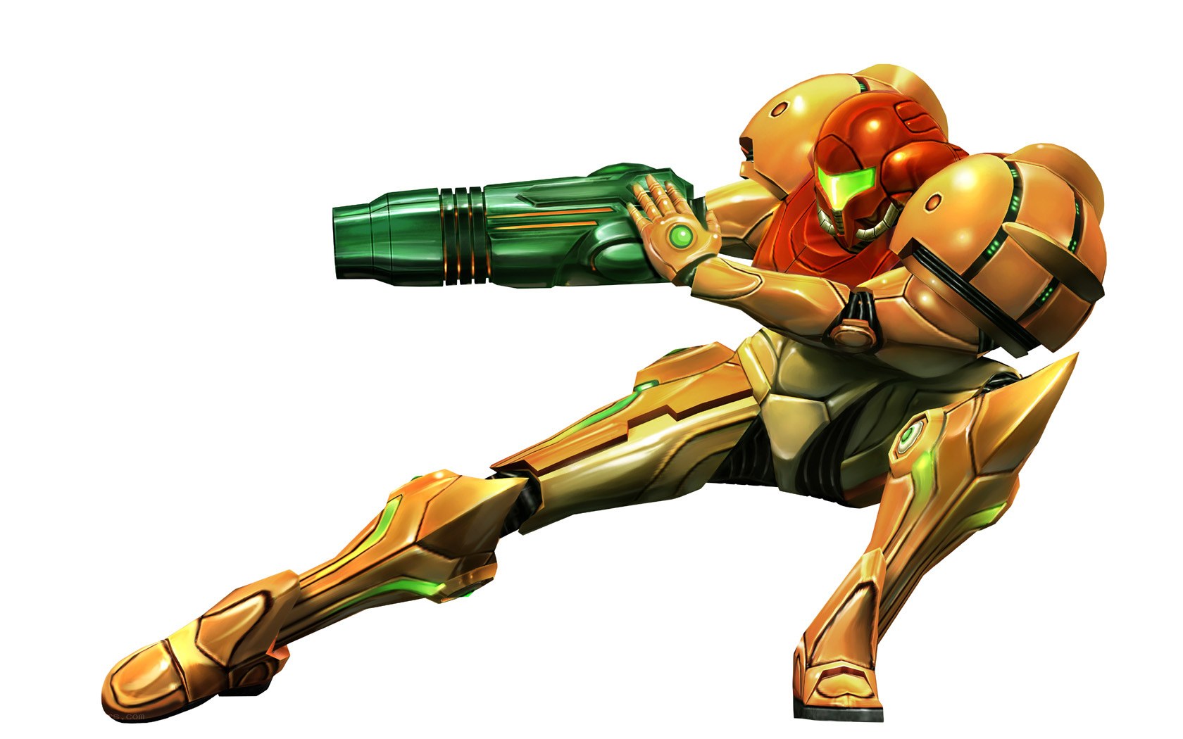 Samus Aran in action