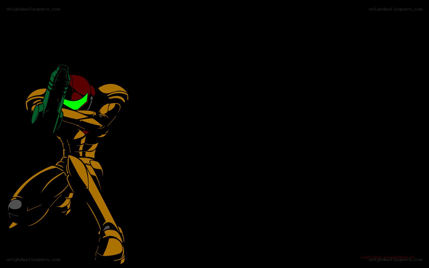 Samus Aran in action