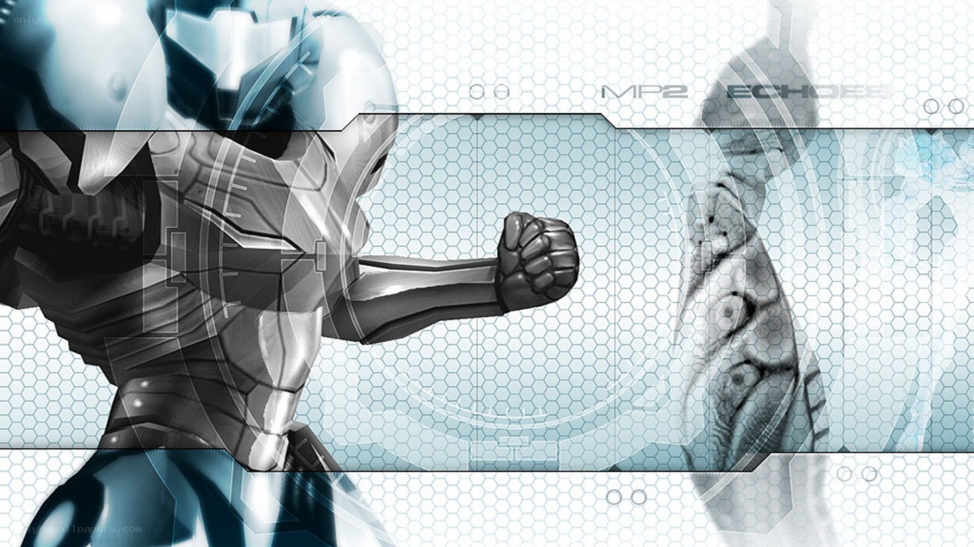 Samus Aran in action