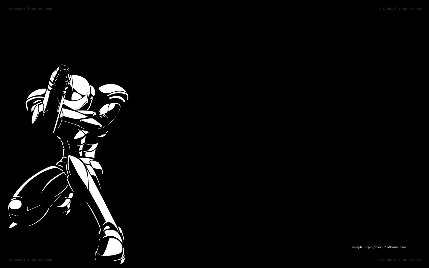 Samus Aran in action