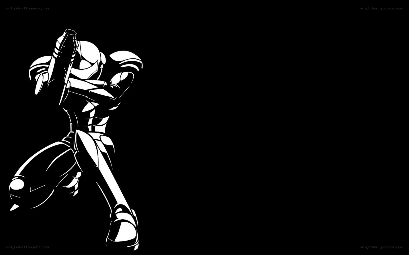 Samus Aran in action