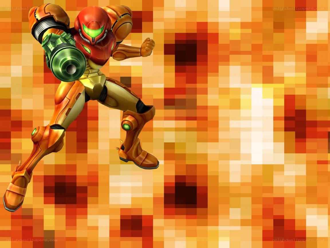 Samus Aran in action