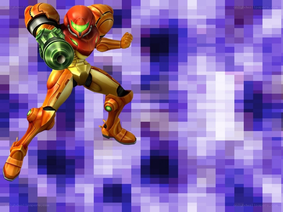 Samus Aran in action