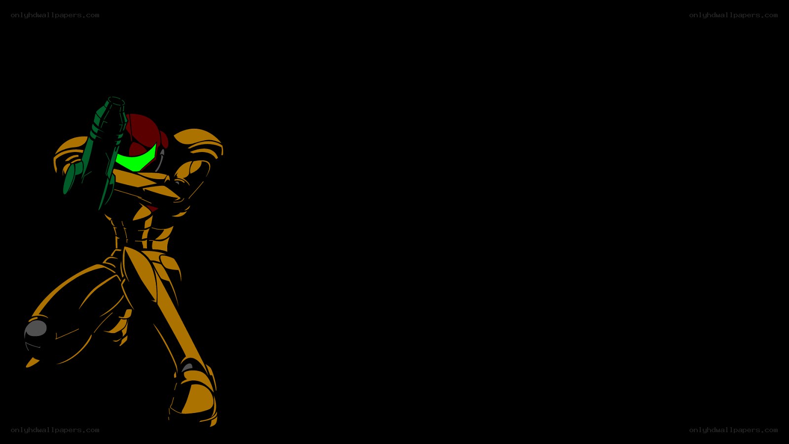 Samus Aran in action