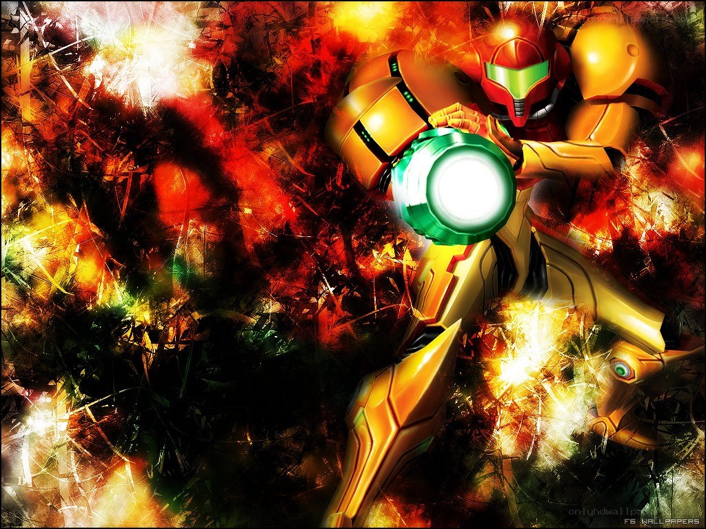 Samus Aran in action