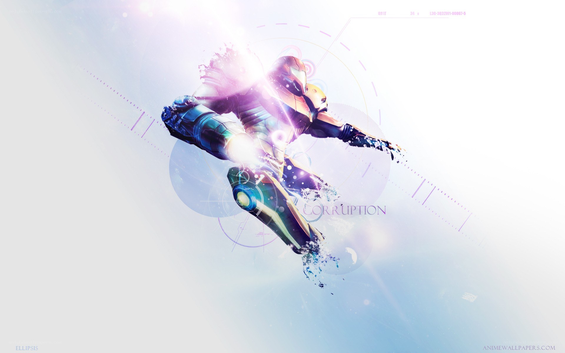 Samus Aran in action