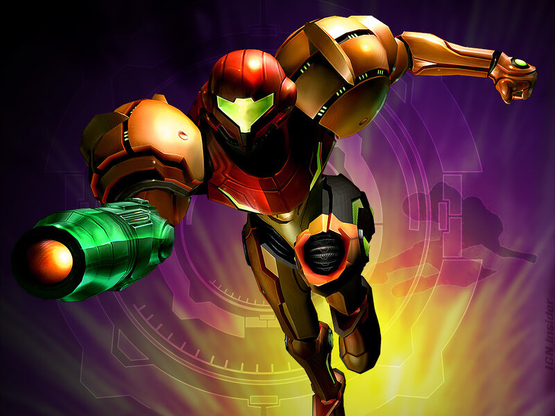 Samus Aran in action