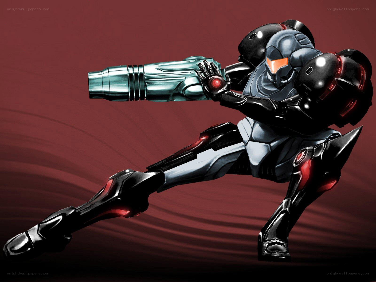 Samus Aran in action