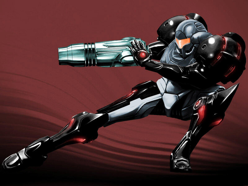 Samus Aran in action