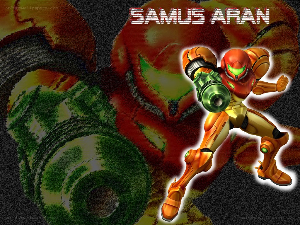 Samus Aran in action
