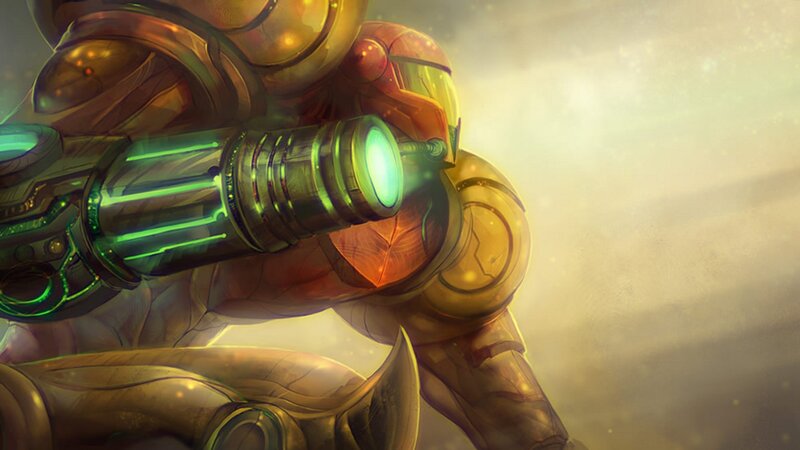Samus Aran in Armor — Gold