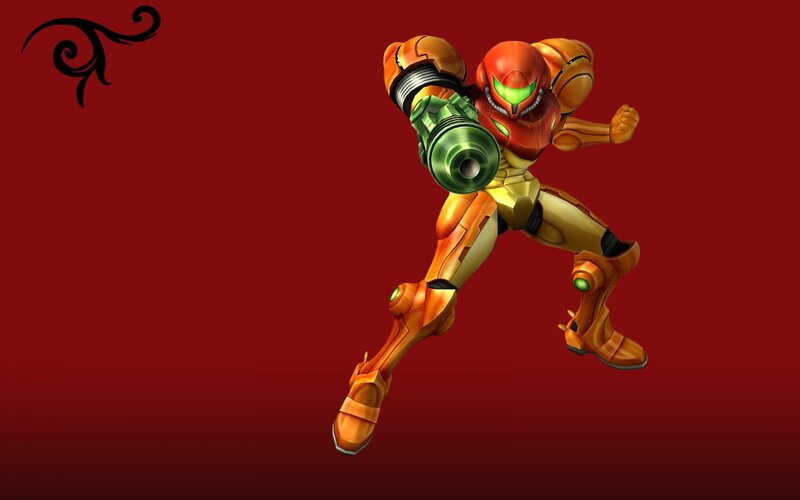 Samus Aran in Armor — Red