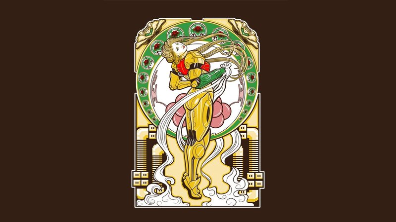 Samus Aran in Golden Armor — Brown