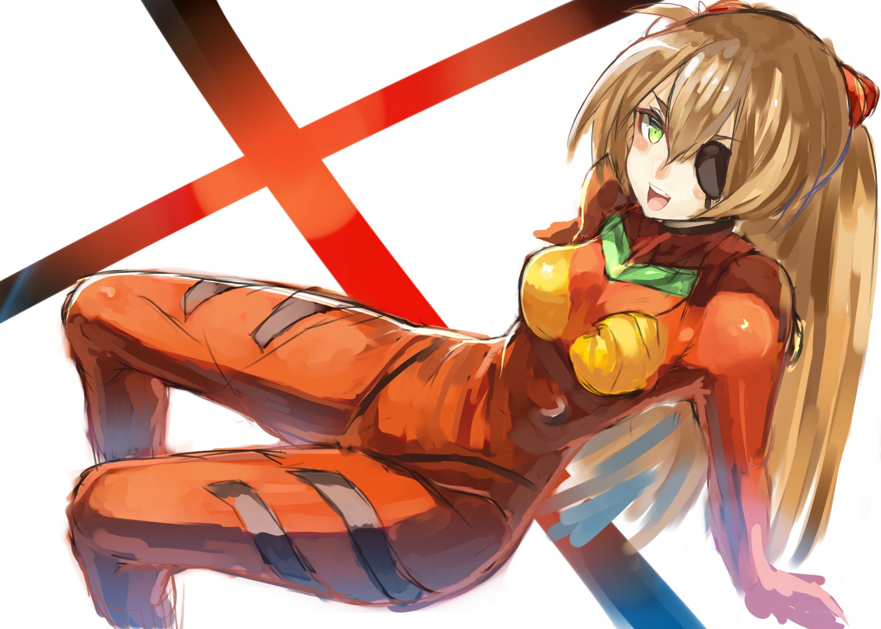 Samus Aran in orange suit