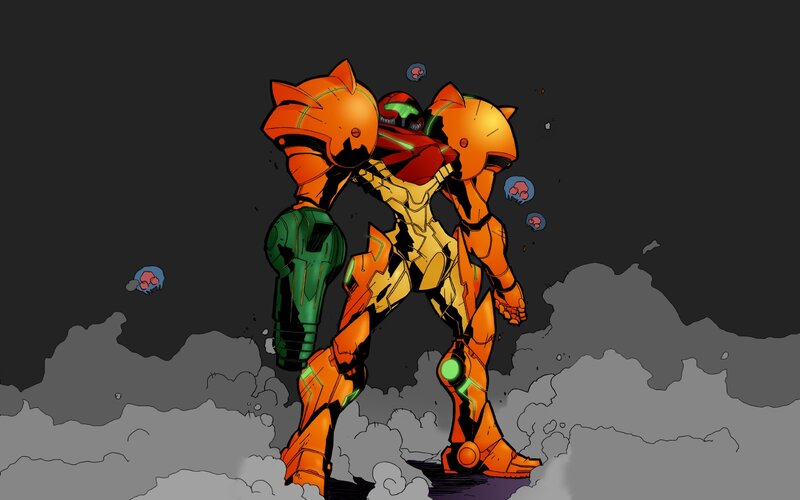 Samus Aran in Power Suit — Orange