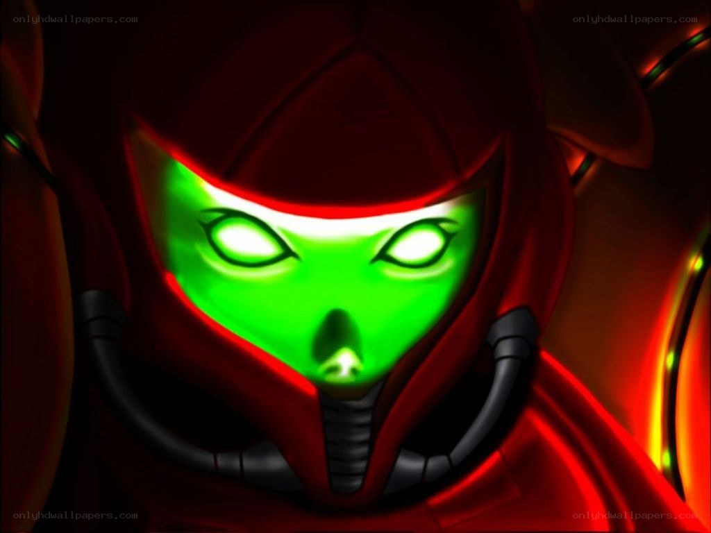 Samus Aran in red armor