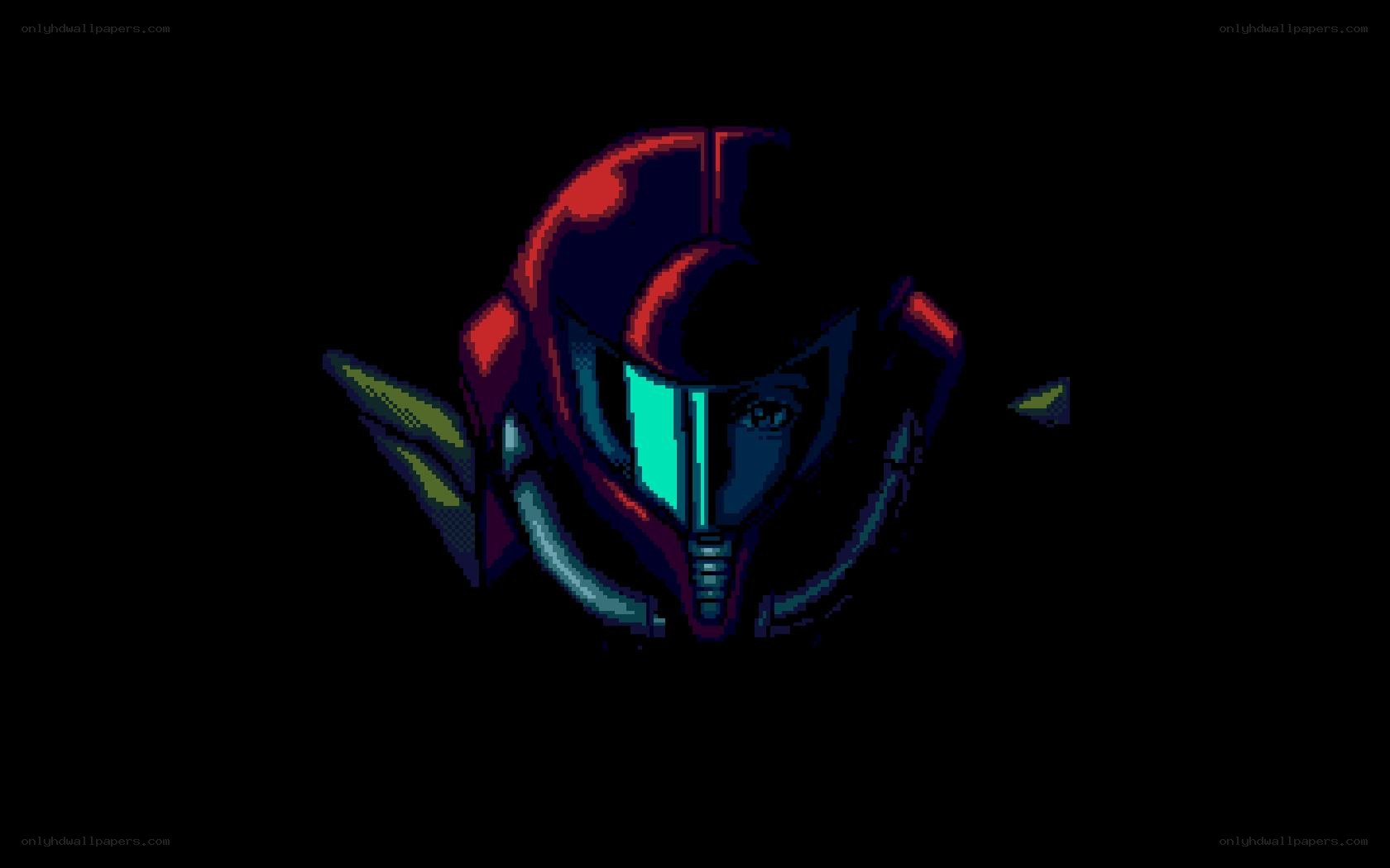 Samus Aran pixel art