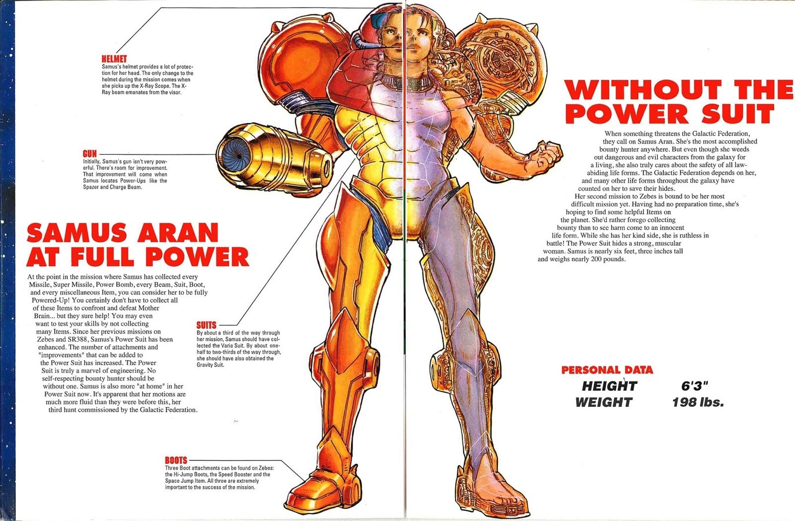 Samus Aran power suit