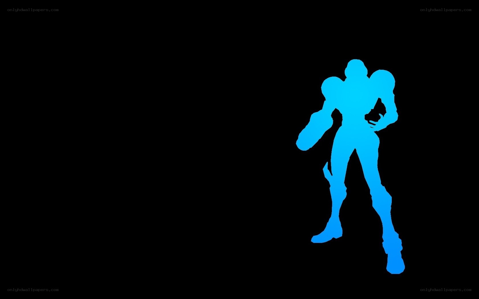 Samus Aran silhouette