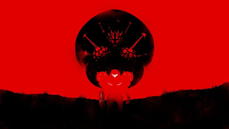 Samus Aran Standing — Red