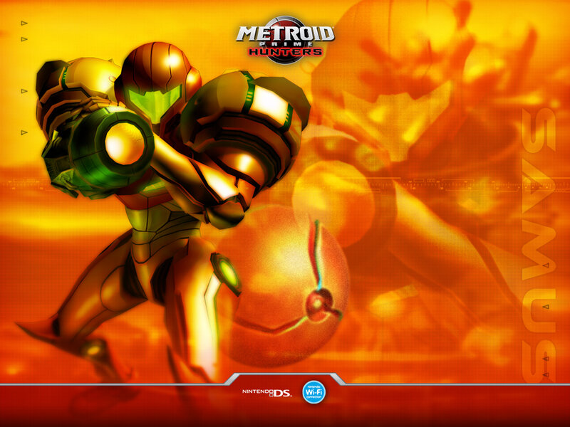 Samus in action from Metroid Prime Hunters