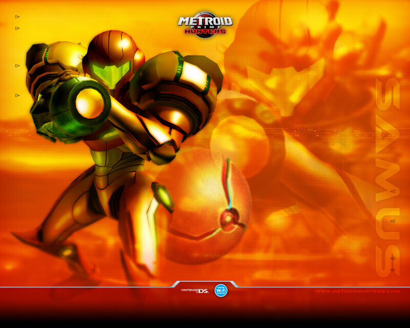 Samus in action from Metroid Prime Hunters