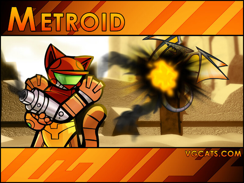 Samus in Metroid