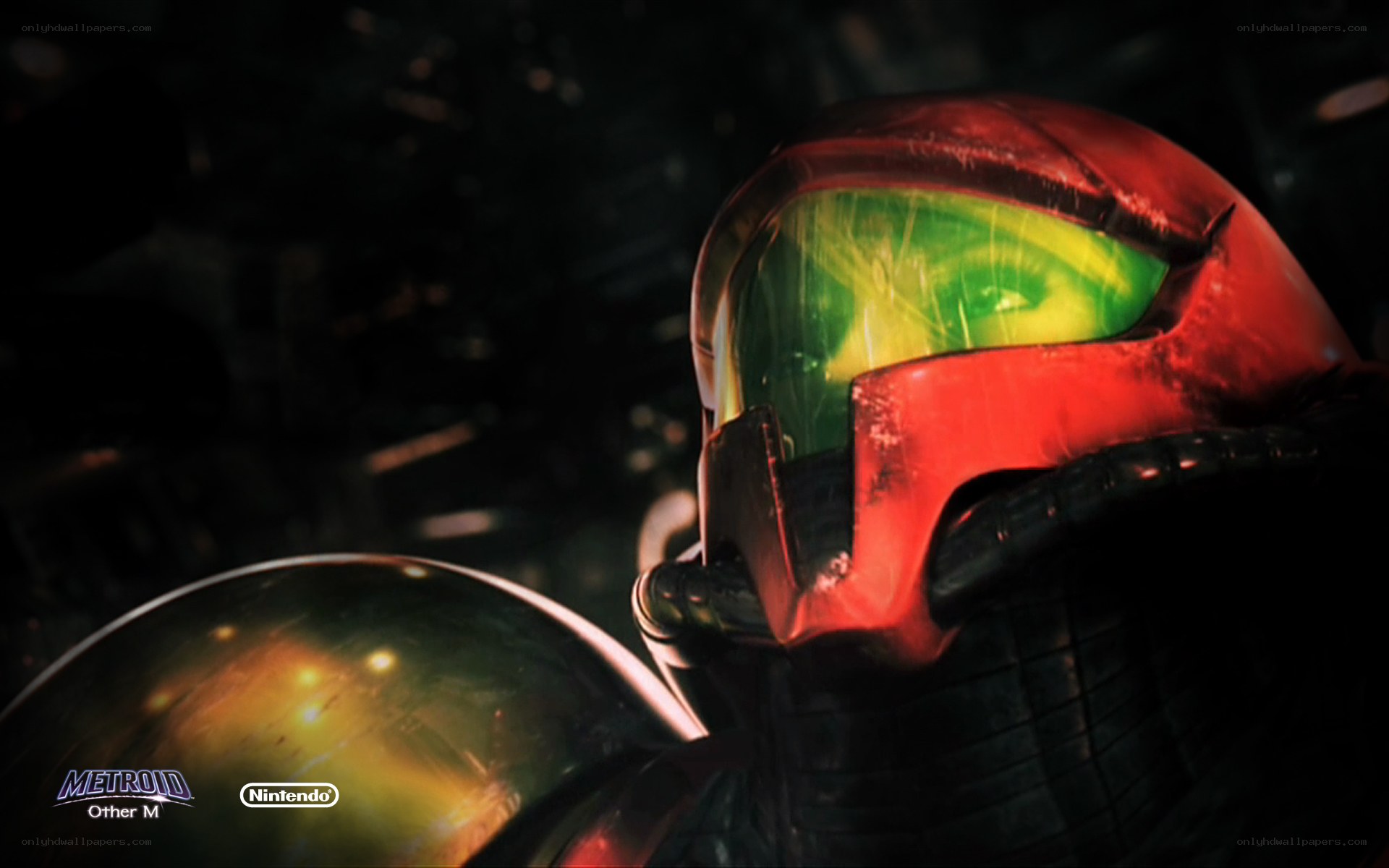 Samus in red armor