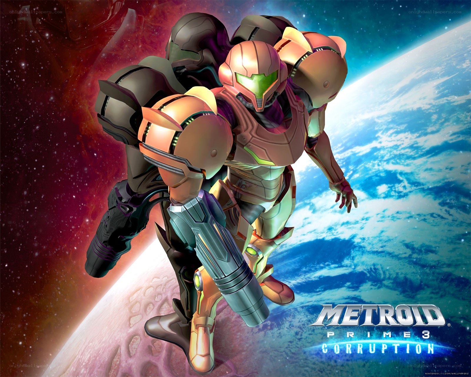 Samus in space suit
