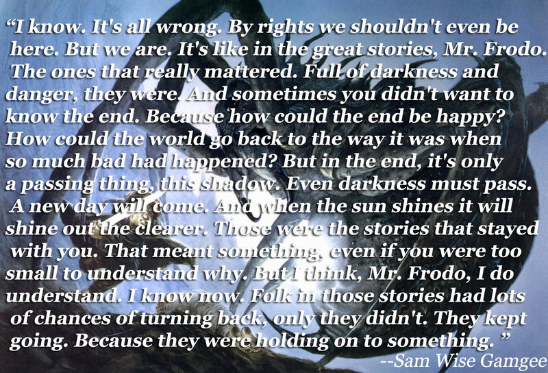 Samwise Gamgee's speech