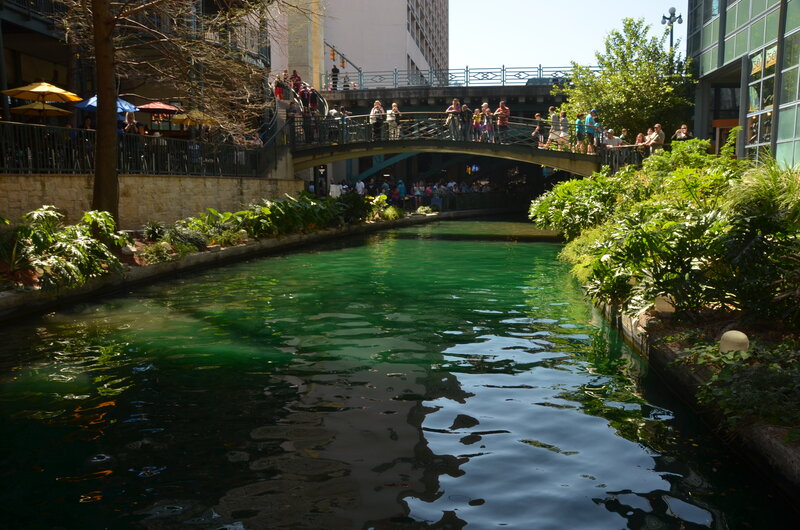 San Antonio River Walk — Green, Lively