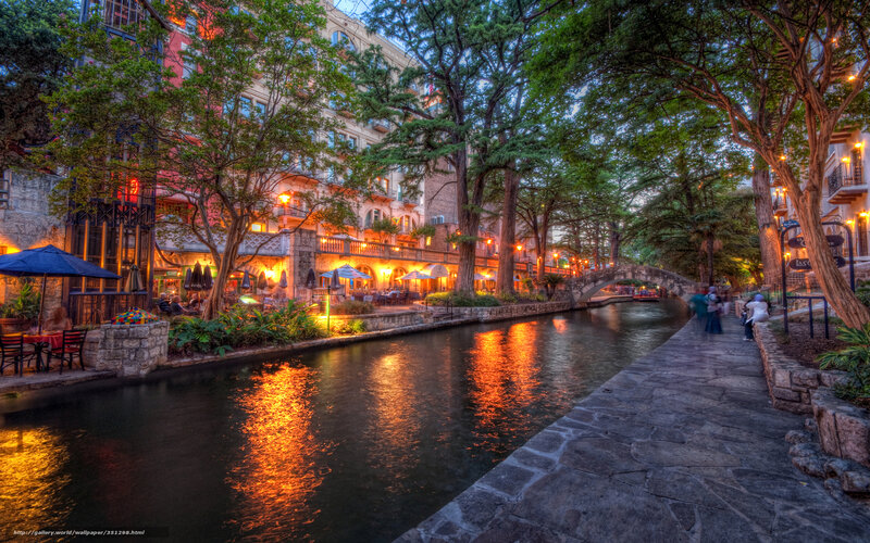 San Antonio River Walk — Orange
