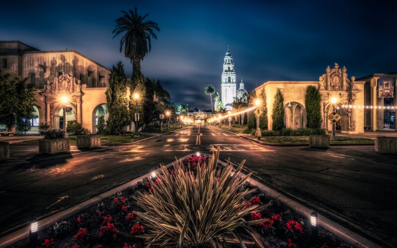 San Diego Cityscape at Night