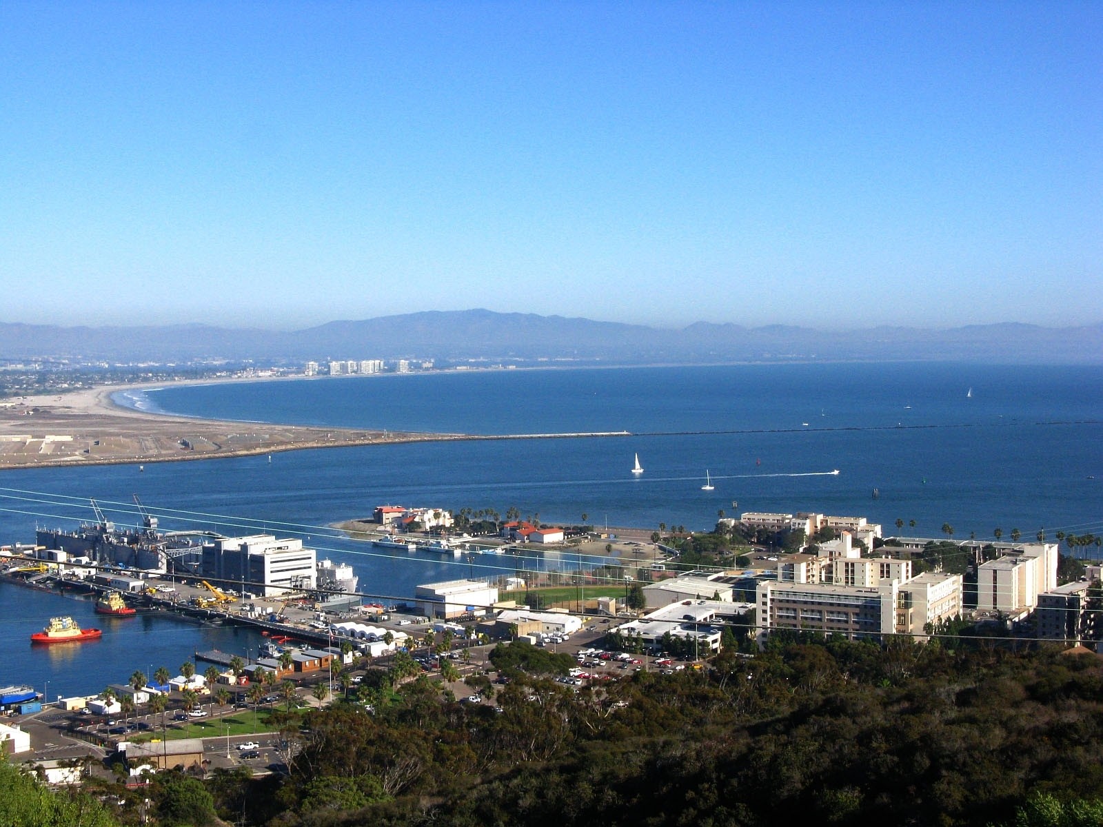 San Diego harbor view