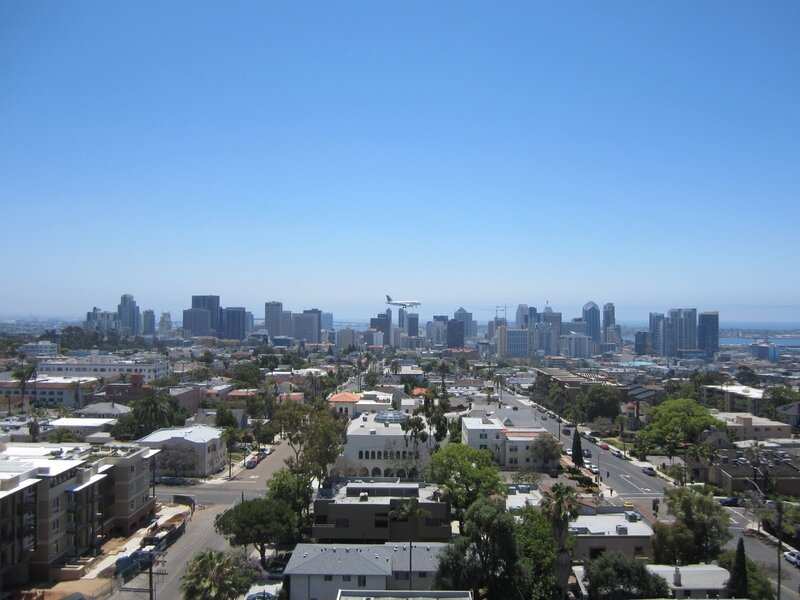 San Diego skyline view