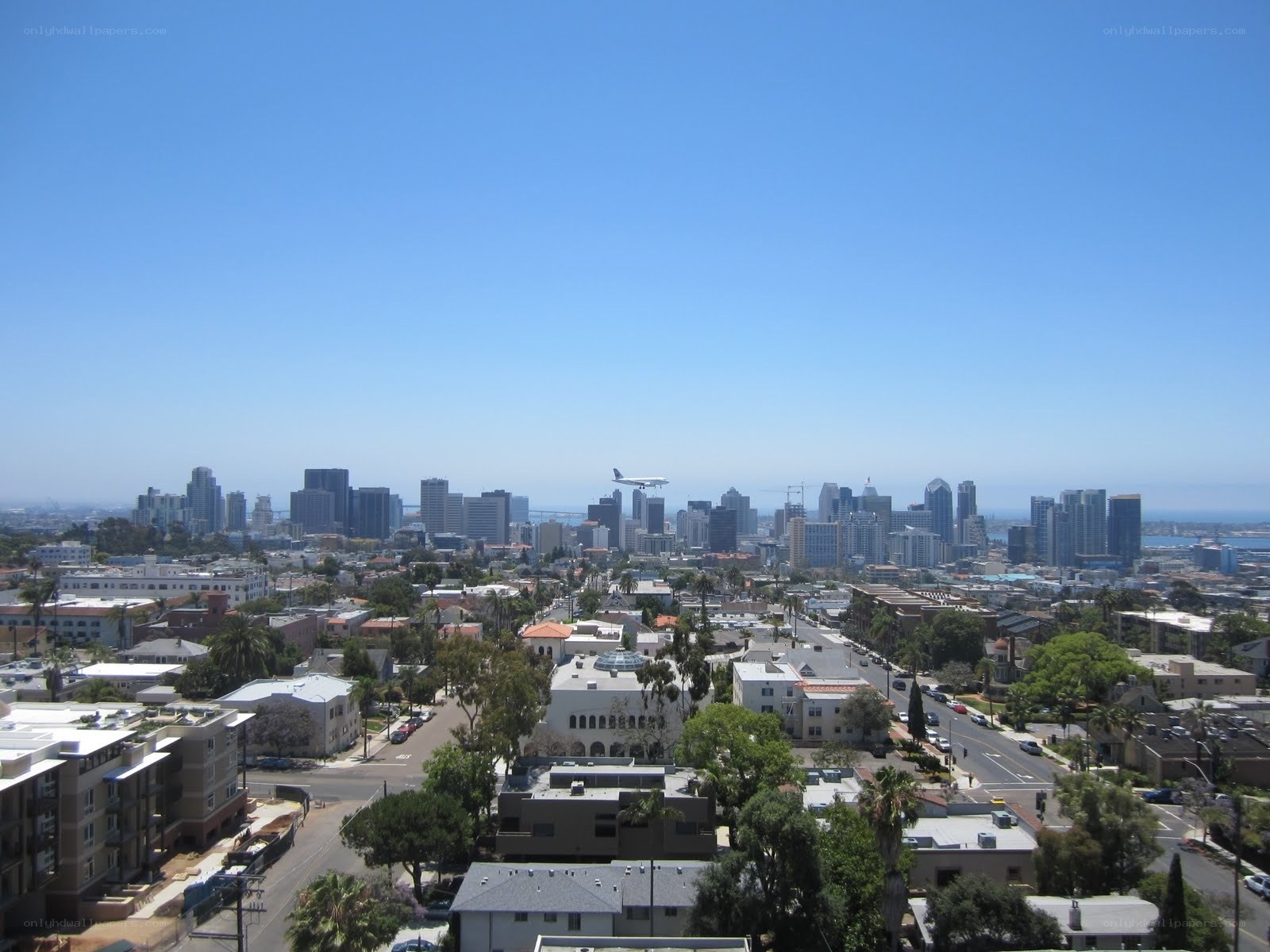 San Diego skyline view