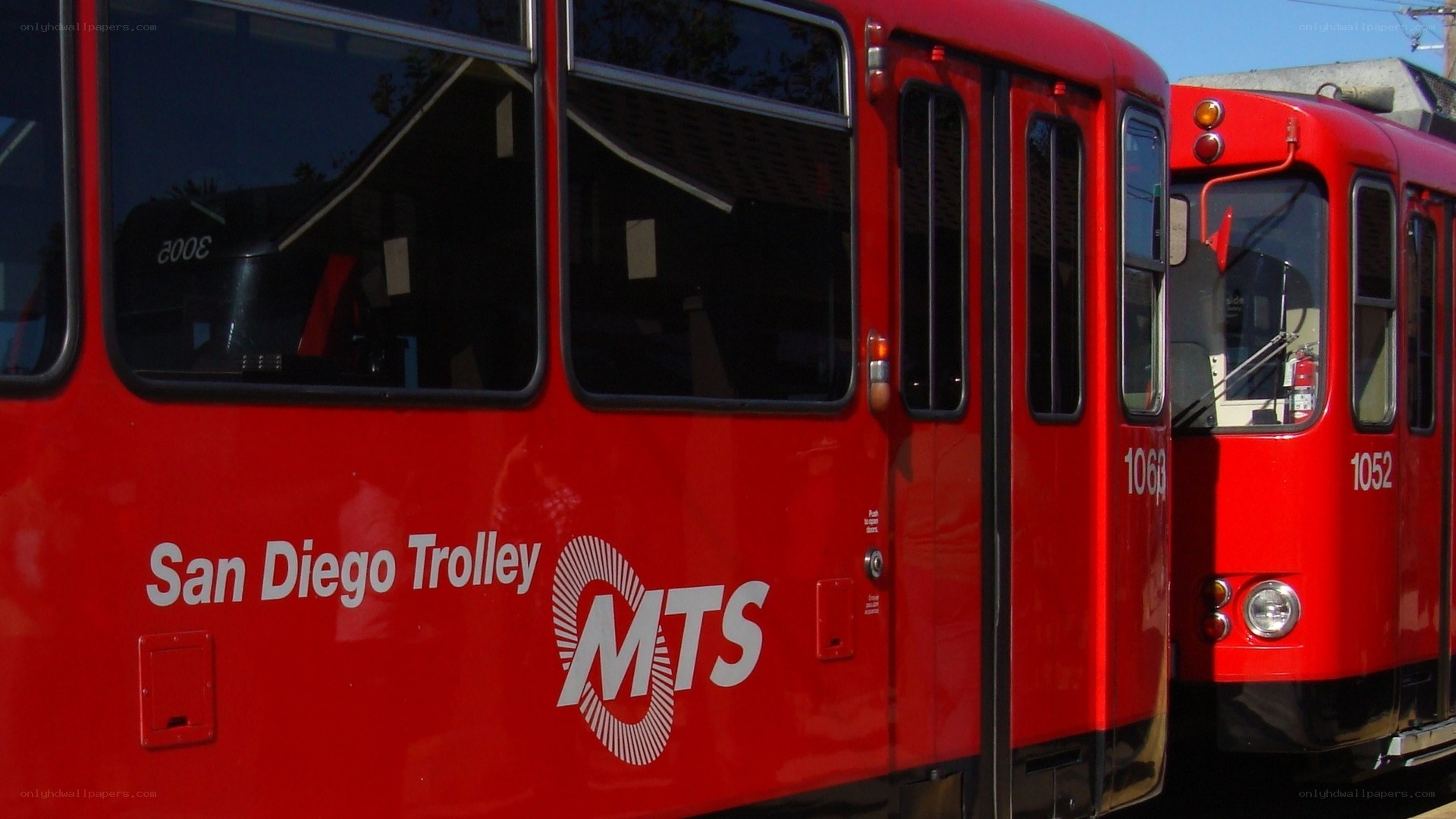 San Diego Trolley trains